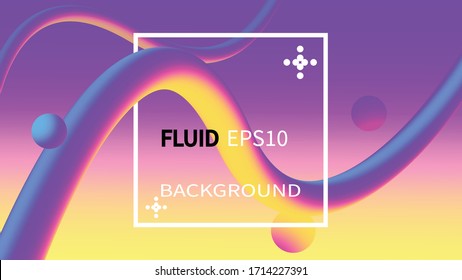 Abstract fluid color pattern of gradient background.