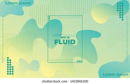 Abstract fluid color pattern of neon color liquid gradient background with modern geometric dynamic motion style Suitable For Wallpaper, Banner, Background, Card, Book Illustration, 
