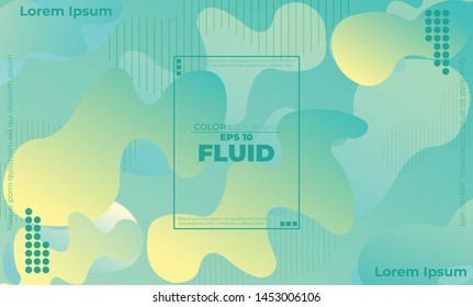Abstract fluid color pattern of neon color liquid gradient background with modern geometric dynamic motion style Suitable For Wallpaper, Banner, Background, Card, Book Illustration, 