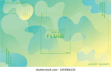 Abstract fluid color pattern of neon color liquid gradient background with modern geometric dynamic motion style Suitable For Wallpaper, Banner, Background, Card, Book Illustration, 