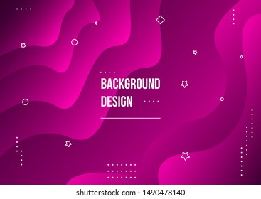Abstract fluid color pattern of neon color liquid gradient background with modern geometric dynamic motion style Suitable For Wallpaper, Banner, Background, Card, Book Illustration, landing page