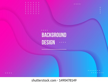 Abstract fluid color pattern of neon color liquid gradient background with modern geometric dynamic motion style Suitable For Wallpaper, Banner, Background, Card, Book Illustration, landing page