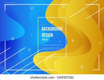 Abstract fluid color pattern of neon color liquid gradient background with modern geometric dynamic motion style Suitable For Wallpaper, Banner, Background, Card, Book Illustration, landing page