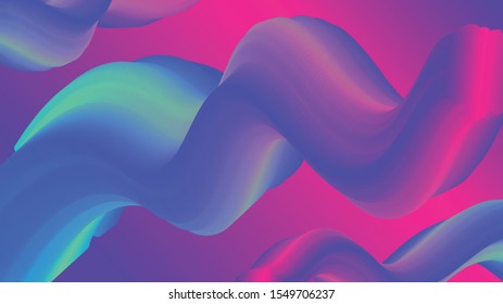 Abstract fluid color pattern of neon color liquid gradient background with modern geometric dynamic motion style Suitable For Wallpaper, Banner, Background, Card, Book Illustration, landing page,