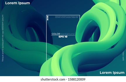 Abstract fluid color pattern of neon color liquid gradient background with modern geometric dynamic motion style Suitable For Wallpaper, Banner, Background, Card, Book Illustration, landing page,