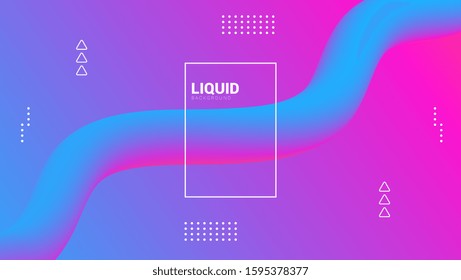 Abstract fluid color pattern of neon color liquid gradient background with modern geometric dynamic motion style Suitable For Wallpaper, Banner, Background, Illustration, landing page eps10