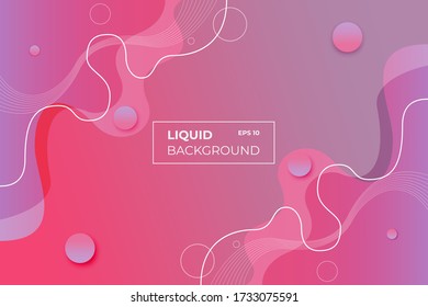 Modern Abstract Gradient Background Liquid Fluid Stock Vector (Royalty ...