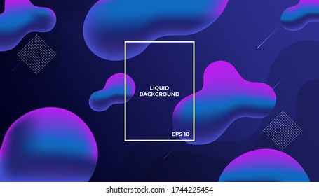 Resumen del patrón de color del fluido del neón color del fondo del gradiente líquido con un estilo de movimiento dinámico geométrico moderno Adecuado para papel tapiz, cartel, fondo, ilustración del libro, página de aterrizaje y otros