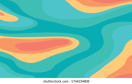 Abstract fluid color pattern of neon color liquid gradient background with modern geometric dynamic motion style Suitable For Wallpaper, Banner, Background, Book Illustration, landing page,and other