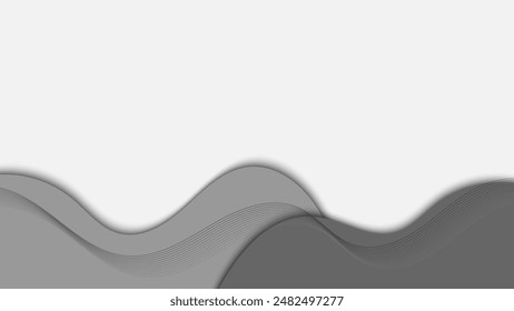 Abstract fluid color shapes and line on white background. Fluid on white background.