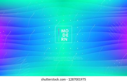 Abstract fluid colorful backdrop with dynamic shapes composition. Liquid geometric elements. Vector.  