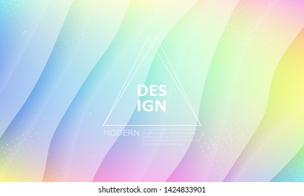Abstract fluid colorful backdrop with dynamic shapes composition. Liquid geometric elements. Vector.