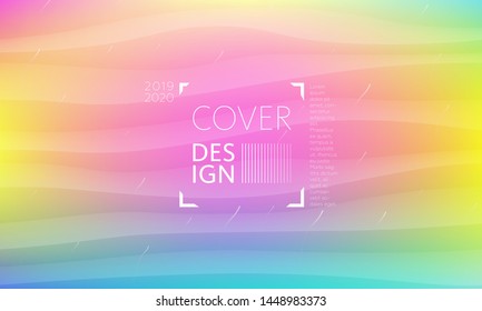 Abstract fluid colorful backdrop with dynamic shapes composition. Liquid geometric elements. Vector.