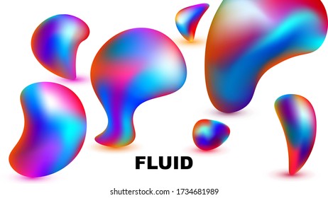 abstract fluid colorful background eps 10