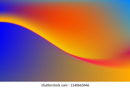 Abstract fluid colorful gradient or liquid color background with trendy wavy dynamic shapes