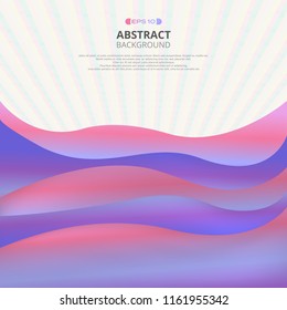 Abstract of fluid colorful with mesh pattern background, illustration vector eps10