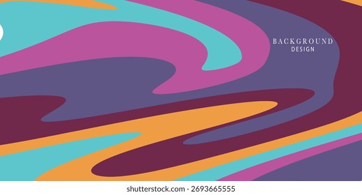 Fundo de formas coloridas fluido abstrato