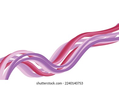 Abstract fluid colors gradient wave flow shape, liquid geometric shapes, colorful twisted stripes, abstract vector design background