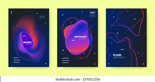 Abstract Fluid Concept. Music Flyer. Techno Dj Sound. Electronic Dance Event. Blue Abstract Fluid Design. Red Music Party. Trance Dj Sound. Electronic Dance Festival. Dark Abstract Fluid Poster.
