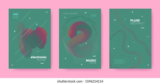 Abstract Fluid Concept. Music Party. Techno Dj Sound. Electronic Dance Festival. Green Abstract Fluid Design. Red Music Flyer. Club Dj Sound. Electronic Dance Event. Green Abstract Fluid Poster.

