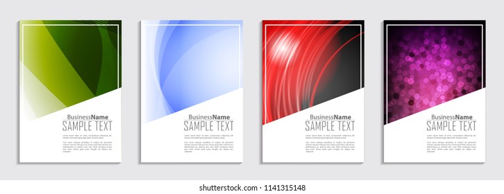 Abstract Fluid creative template, card, color covers set. Geometric design shape. Trendy Style Poster Color Set Background. Flat style Abstract Design Banner, Web, Promotion, Placard, Billboard. 