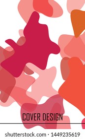 Abstract Fluid creative template, card, color cover. Watercolor design, liquids, shapes. Trendy vector.
