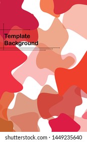 Abstract Fluid creative template, card, color cover. Watercolor design, liquids, shapes. Trendy vector.