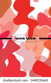 Abstract Fluid creative template, card, color cover. Watercolor design, liquids, shapes. Trendy vector.