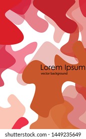 Abstract Fluid creative template, card, color cover. Watercolor design, liquids, shapes. Trendy vector.