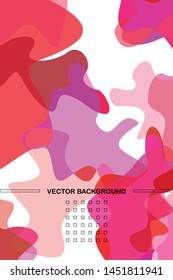 Abstract Fluid creative template, card, color cover. Watercolor design, liquids, shapes. Trendy vector.