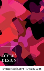 Abstract Fluid creative template, card, color cover. Watercolor design, liquids, shapes. Trendy vector.