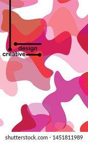 Abstract Fluid creative template, card, color cover. Watercolor design, liquids, shapes. Trendy vector.