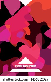 Abstract Fluid creative template, card, color cover. Watercolor design, liquids, shapes. Trendy vector.