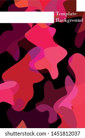 Abstract Fluid creative template, card, color cover. Watercolor design, liquids, shapes. Trendy vector.
