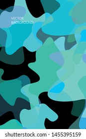 Abstract Fluid creative template, card, color cover. Watercolor design, liquids, shapes. Trendy vector.