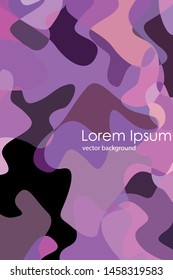 Abstract Fluid creative template, card, color cover. Watercolor design, liquids, shapes. Trendy vector.