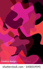 Abstract Fluid creative template, card, color cover. Watercolor design, liquids, shapes. Trendy vector.