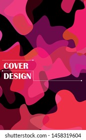 Abstract Fluid creative template, card, color cover. Watercolor design, liquids, shapes. Trendy vector.