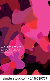 Abstract Fluid creative template, card, color cover. Watercolor design, liquids, shapes. Trendy vector.