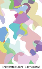 Abstract Fluid creative template, card, color cover. Watercolor design, liquids, shapes. Trendy vector.