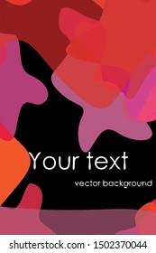 Abstract Fluid creative template, card, color cover. Watercolor design, liquids, shapes. Trendy vector.
