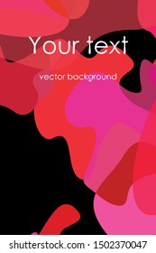 Abstract Fluid creative template, card, color cover. Watercolor design, liquids, shapes. Trendy vector.