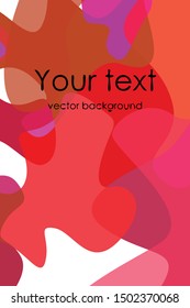 Abstract Fluid creative template, card, color cover. Watercolor design, liquids, shapes. Trendy vector.