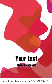 Abstract Fluid creative template, card, color cover. Watercolor design, liquids, shapes. Trendy vector.