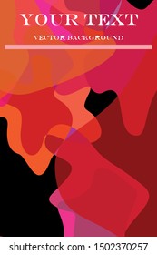 Abstract Fluid creative template, card, color cover. Watercolor design, liquids, shapes. Trendy vector.