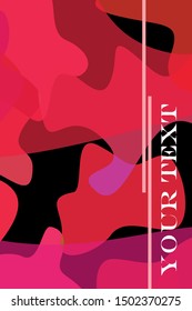 Abstract Fluid creative template, card, color cover. Watercolor design, liquids, shapes. Trendy vector.