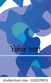 Abstract Fluid creative template, card, color cover. Watercolor design, liquids, shapes. Trendy vector.