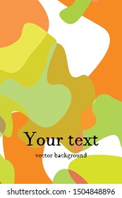 Abstract Fluid creative template, card, color cover. Watercolor design, liquids, shapes. Trendy vector.