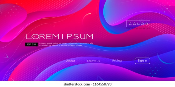 Abstract Fluid creative templates, cards, color covers set. Geometric design, liquids, shapes. Trendy vector collection. Pastel and neon design, geometric fluid graphic shape, vector background.