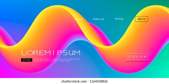 Abstract Fluid creative templates, cards, color covers set. Geometric design, liquids, shapes. Trendy vector collection. Pastel and neon design, geometric fluid graphic shape, vector background.